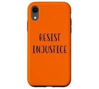 Resisti all'ingiustizia Sostieni la giustizia sociale Dichiarazione Custodia per iPhone XR