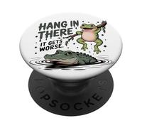 Resisti, c'è di peggio - Swamp Humor Saying PopSockets PopGrip Adesivo