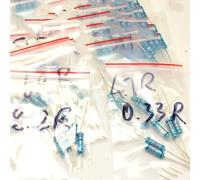 Resistore a film metallico DIP 3W 1% 10R-1M Ohm, 30ValuesX5Pcs = 150Pcs Kit assortito, borsa for campioni KHzIgRdY