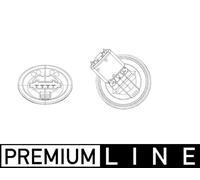 Resistore MAHLE ABR 39 000P, Ventilatore Interno Per AUDI, SEAT, SKODA, VW