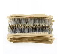 Resistori 1000 pz/lotto 1/4W 0.25W Kit assortimento di resistori a pellicola di carbonio, 2.2 Ohm -2.2 M Ohm Kit assortimento di resistori a pellicola di carbonio Accessori specializzati