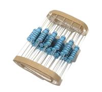 Resistori elettronici di precisione a film metallico da 20 pezzi, 1R-1M Ohm, resistenza di potenza ad anello a cinque colori con foro passante da 3 W(20K)