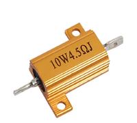 Resistori fissi color oro Resistore con alloggiamento in alluminio Resistori da 4,5 Ohm 5% 10W AMNzOgOdL