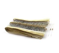 Resistori fissi da 500 pezzi 2,2 M Ohm 1/4 W axia-l Resistori a pellicola con montaggio su foro passante Resistori a pellicola Accessori specializzati