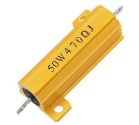 Resistori fissi for montaggio su telaio Resistenza di potenza alloggiata in alluminio a filo avvolto 5% Resistori da 50 W 470 Ohm AMNzOgOdL