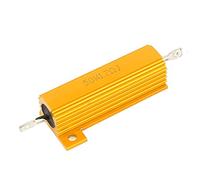 Resistori fissi in alluminio da 50 W 1,7 Ohm Montaggio su telaio axia-l Resistori a filo avvolto Resistori color oro AMNzOgOdL