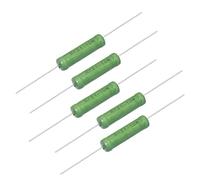 Resistori RX21 Resistore a filo avvolto 5PCS 10W 5Percent 0.1R-5K Ohm Resistori elettronici Accessori specializzati (Size : 1.2K)