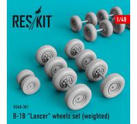 ResKit RS48-0381 Ruote B-1B Lancer Set (appesantite) 1:48