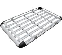 RESKIU Cesto per Bagagli sul Tetto per Hyundai Nexo/Aura/ix25/HB20 HB20X, Portapacchi Tetto Cestello Bagagliera Portabagagli Auto per Viaggio, Campeggio,Silver/1.4m
