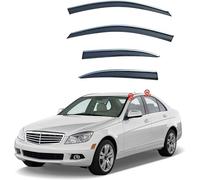 RESKIU Deflettori Finestrini per Benz C Class W204 2007-2014, Parasole per Finestrini Laterali Auto, Facilità di Installazione Accessori Auto