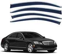 RESKIU Deflettori Finestrini per Benz S Class L MK5-W221 2006-2013, Parasole per Finestrini Laterali Auto, Facilità di Installazione Accessori Auto