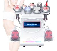 RESKIU Macchina per Massaggio per la rimozione della Cellulite 80K, Macchina per cavitazione brucia Grassi 9 in 1, Macchina Dimagrante, Strumenti per rassodare la Pelle, per la Cura della Pelle,B