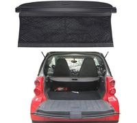 RESKIU Retrattile Bagagliaio Dell'Auto Copertura per Smart 451 Fortwo 2007 2008 2009 2010 2011 2012 2013 2014, Carico Ripiano Cappelliera Copri Privacy Protezione Bagagli Posteriore Partizione