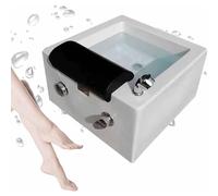 RESKIU Vasca Pedicure Spa per Piedi,Lavandino per Pedicure in Acrilico,Pediluvio Profondo Spa con Massaggio,Vaschetta per Pedicure,Idromassaggio per Piedi,Vaschetta per Piedi in Ammollo