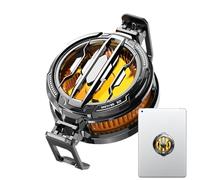 Resolubile Del Telefono A Clip Posteriore Magnetico, Dispositivo Di Raffreddamento Del Telefono Cellulare, Dispositivo Del Radiatore Mobile, Portatile E Leggero, Compatibile E Compatto, 2.44x2.56x1.02