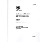 Resolutions and decisions adopted by the General Assembly during its (Tascabile)
