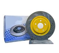 Resolve personalizzate Auto Auto Freno dischi compatibili con Berlina SX4 Twin Verona Vitara Wagon R Wagon R Plus X-90 XBEE XL7 per problemi di scuotimento dei freni(Yellow)