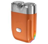 Resort elettrici uomini - rasoio a secco per uomini, rasoio ricaricabile da 7 cm - Gasper per viaggiatore compatto con tecnologia di aspirazione e batteria durevole, ideale per la casa, l'ufficio o in