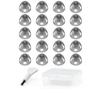 Resound - Cuscinetti di ricambio compatibili per apparecchi acustici, 8 mm, misura media, confezione da 20 pezzi