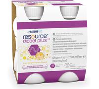 Resource Diabet Plus Vaniglia 4 X 200 Ml