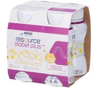 Resource Diabet Plus Vaniglia 4 X 200 Ml