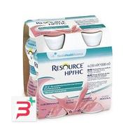 Nestlé Resource - HP/HC Bevanda Ipercalorica Fragola, 4 x 200ml