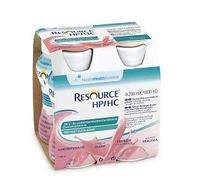 Nestlé Resource - HP/HC Bevanda Ipercalorica Fragola, 4 x 200ml