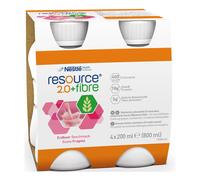 reseurce Resource junior fibre fragola 200 ml 4 pezzi