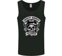Respect Fratellanza Motociclista Moto Uomo Canotta Maglia
