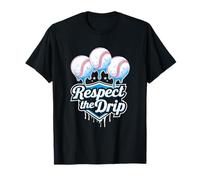 Respect The Drip Baseball Drip Boys Ice Cream Drip Youth Maglietta