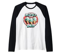 Respect The Drip - Baseball Ice Cream Youth Tee Maglia con Maniche Raglan