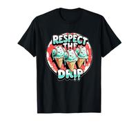 Respect The Drip - Baseball Ice Cream Youth Tee Maglietta