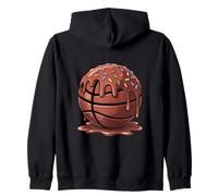 Respect The Drip Basket Ragazzi Ragazze Cioccolato Crema Drip Felpa con Cappuccio