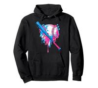 Respect The Drip Boys Ice Cream Drip Youth Baseball Flip Felpa con Cappuccio