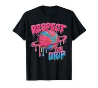 Respect The Drip T-Shirt - Pallacanestro Ice Cream Drip Maglietta