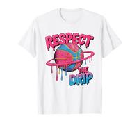 Respect The Drip T-Shirt - Pallacanestro Ice Cream Drip Maglietta