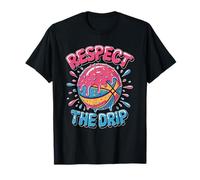 Respect The Drip T-Shirt - Pallacanestro Ice Cream Drip Maglietta