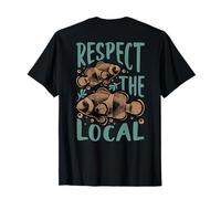 Respect The Local Clownfish Reef Life Backprint Maglietta
