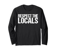 Respect The Locals Shirt Shark Maglia a Manica