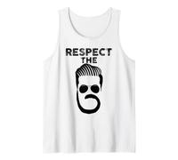 Respect The Monkey Tail Beard Lovers Barber's Gifts - Nero Canotta
