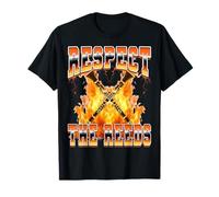 Respect The Reeds Clarinettista Strumento Anni 90 Maglietta