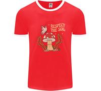 Respect The Soil Rana Climate Change Hippy Uomo Ringer Fotl