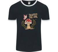 Respect The Soil Rana Climate Change Hippy Uomo Ringer Fotl