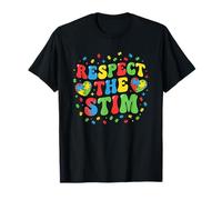 Respect The Stim Autism Acceptance Maglietta