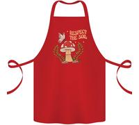 Respect The Suolo Rana Ambiente Cambiamento Hippy Cotone Grembiule 100% Organico