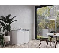 Respecta mobili da cucina Levin PANTRY100SV Bianco largo 100 cm con elettrodomestici