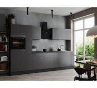 respekta Blocco cucina grigio opaco Oliver 310 cm