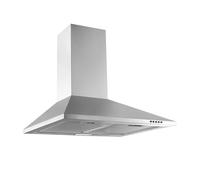 Respekta Cappa aspirante / Cappa a parete 60 cm / Alloggiamento in acciaio inox / Funzione di scarico e ricircolo dell'aria / CH22058IX-B / B / 59 - 64 dB
