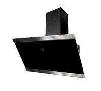 Cappa Aspirante Cappa Inclinata Testa Libera 90 CM Schwarz [EEK: A++]