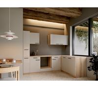 respekta Cucina Angolare Merle Lineare 250 x 172 cm Kaschmir